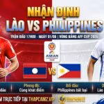 Hình ảnh nhận định tổng quan trận đấu giữa Lào vs Philippines lúc 17h00 ngày 01/08 tại vòng bảng AFF Cup 2026 do ThapcamTV thực hiện.