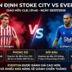 Banner nhận định trận đấu Stoke City vs Everton lúc 01:45 ngày 29/07/2026 cập nhật chi tiết trên nền tảng Thapcamtv.
